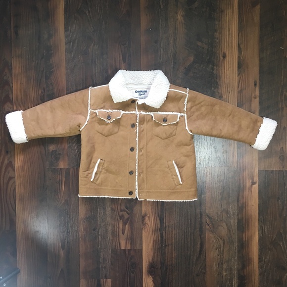 OshKosh B'gosh Other - OshKosh B’gosh faux shearling jacket brown 24 mos